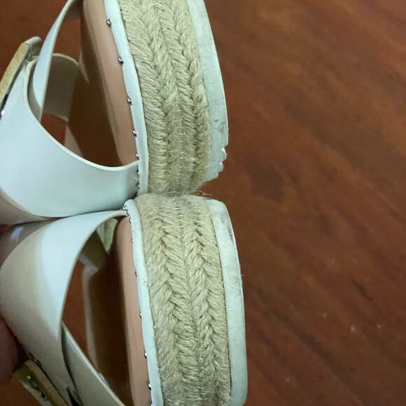 Gianni Bini White Sandals resort vacation preppy festival spring summer - Picture 7 of 14